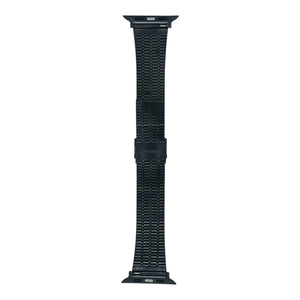42mm/44mm/45mm/49mm/22mm Luxury Style Stainless Steel Chain Straps For Smart Watch - Black View 2 - OnlineExpo.pk