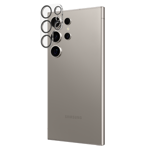 Samsung S24 Ultra Back Camera Glass Lens Protector Transparent Original Product Front View - OnlineExpo.pk