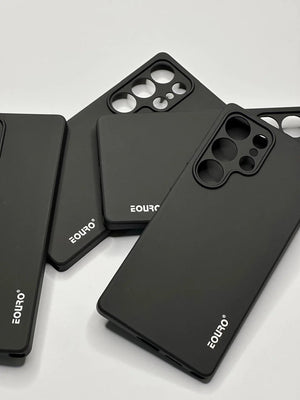 Black Eouro Soft Silicone Back Cover for Samsung s25 ultra Samsung S25 Samsung S25 Plus View 4 - OnlineExpo.pk