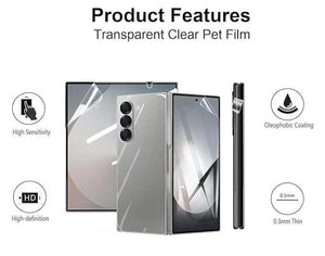 3pcs 360 Matte/Clear Hydrogel Film Protector for Z Fold 7 Front Back Soft Film Screen Protector Cover for Galaxy Z Fold7