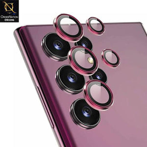 Samsung Galaxy S22 Ultra Camera Protector Burgandy View 2 - OnlineExpo.pk