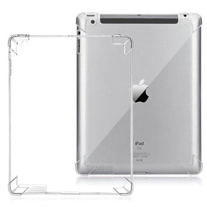 Bumper Soft silicone back cover for iPad 2nd iPad 3rd iPad 4th Generation 9.7 inch Clear Case TPU, Shockproof Protective