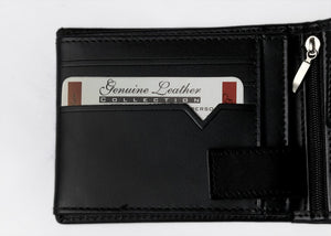 Original Leather Wallet for Men (Black) View 7 - OnlineExpo.pk