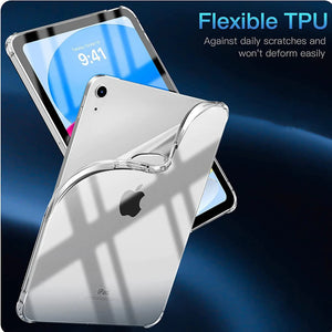 Shockproof Bumper Cover iPad 10th Generation 10.9 11th Generation A16 10.9 inch Case TPU Silicon Transparent Cover View 3 - OnlineExpo.pk