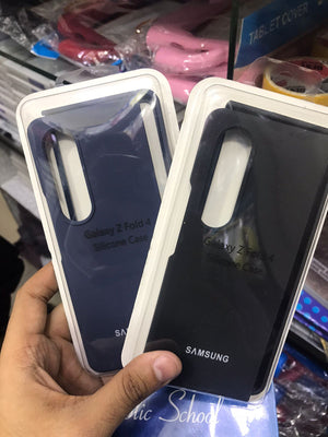 High Quality Silicone Cover for Samsung Z Fold 5 Z fold 4 Z fold 3 Z fold 2 View 5 - OnlineExpo.pk