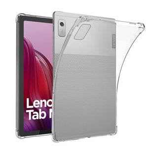 Shockproof Case Transparent cover for Lenovo M9 Anti-Drop Anti-Shock Clear Tpu Jelly Case Original Product Front View - OnlineExpo.pk