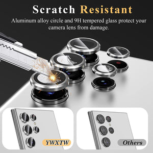 Silver Camera Protector Samsung Galaxy S23 Ultra 3D Back Camera Lens Protector View 3 - OnlineExpo.pk