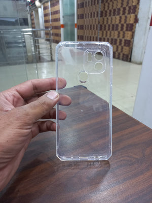 Back cover Redmi A1 PlusTransparent with Camera protection soft jelly material View 2 - OnlineExpo.pk