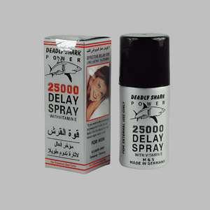 Deadly Shark 25000 Delay Spray For Men Original Product Front View - OnlineExpo.pk