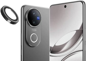 Black Camera lens protector Camera Lens Protector for Vivo V50 Camera Protector Original Product Front View - OnlineExpo.pk