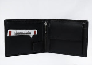 Original Leather Wallet for Men (Black) View 4 - OnlineExpo.pk
