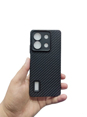 Carbon Fibre texture Phone Case for Redmi Note 13 4G Fashion Design Soft Back Cover View 2 - OnlineExpo.pk