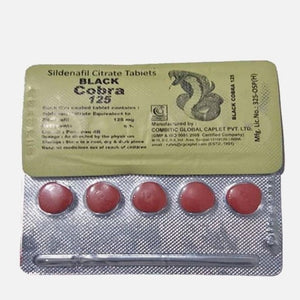 Black Cobra-125 (100mg) 5 Tablets View 2 - OnlineExpo.pk