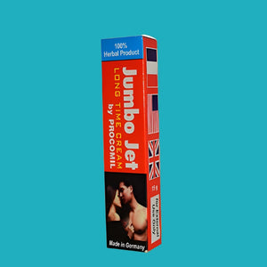 Jumbo Jet Sex Long Time Increasing Cream Original Product Front View - OnlineExpo.pk