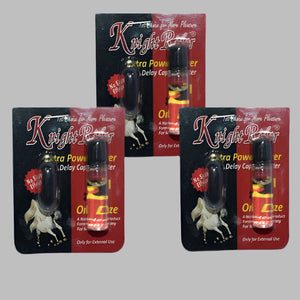 Knight Rider Extra Delay Capsule Tester (Pack of 3) Original Product Front View - OnlineExpo.pk
