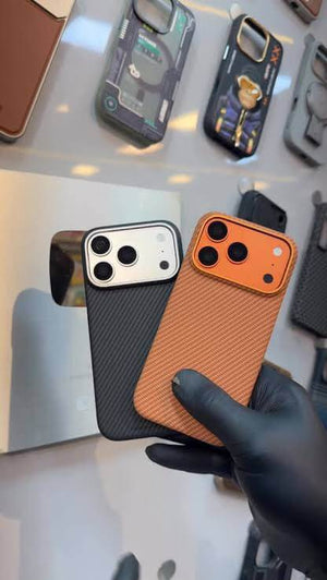 X-Level Nanofiber Case for iPhone 17 Pro Max / 17 Pro Back Cover View 5 - OnlineExpo.pk