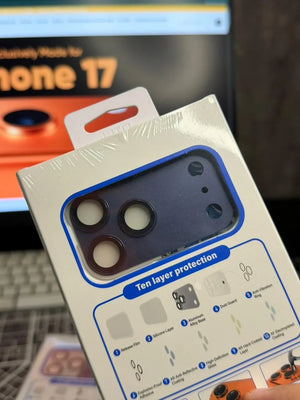 LITO iPhone 17 Pro Max Full Camera Lens Protector – AR + AF Tempered Glass with Metal Ring View 3 - OnlineExpo.pk