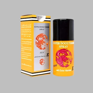 Super Dooz 780000 Spray With Extra Vitamin-E Original Product Front View - OnlineExpo.pk