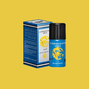 Super Dooz 44000 Spray With Vitamin-E Original Product Front View - OnlineExpo.pk