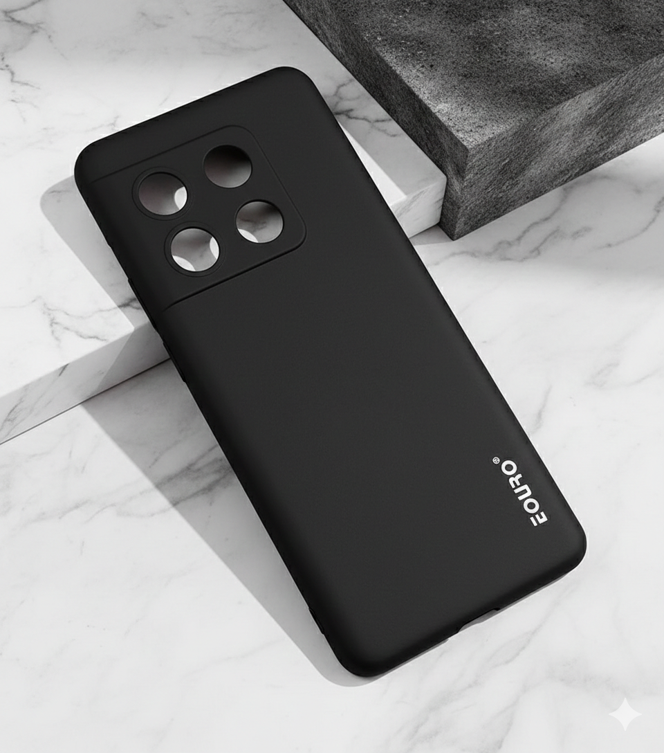 Eouro black cover for oneplus 10 pro one plus 9 pro oneplus 8 pro oneplus 7 pro oneplus 8T oneplus 9 oneplus 8 oneplus 7 onplus 6 oneplus Nord N200 oneplus nord N100 oneplus nord N10 Original Product Front View - OnlineExpo.pk