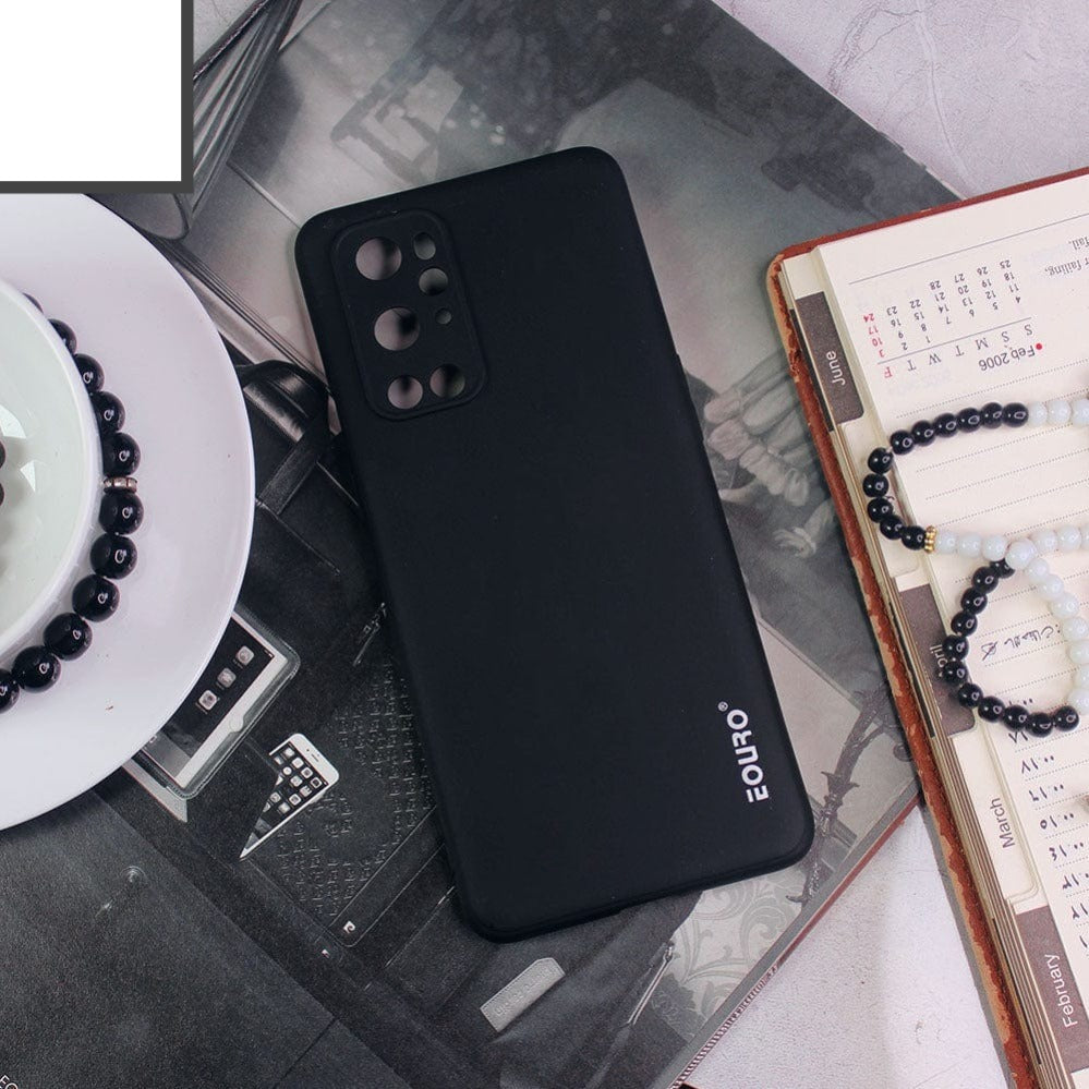 Eouro black cover for oneplus 10 pro one plus 9 pro oneplus 8 pro oneplus 7 pro oneplus 8T oneplus 9 oneplus 8 oneplus 7 onplus 6 oneplus Nord View 8 - OnlineExpo.pk