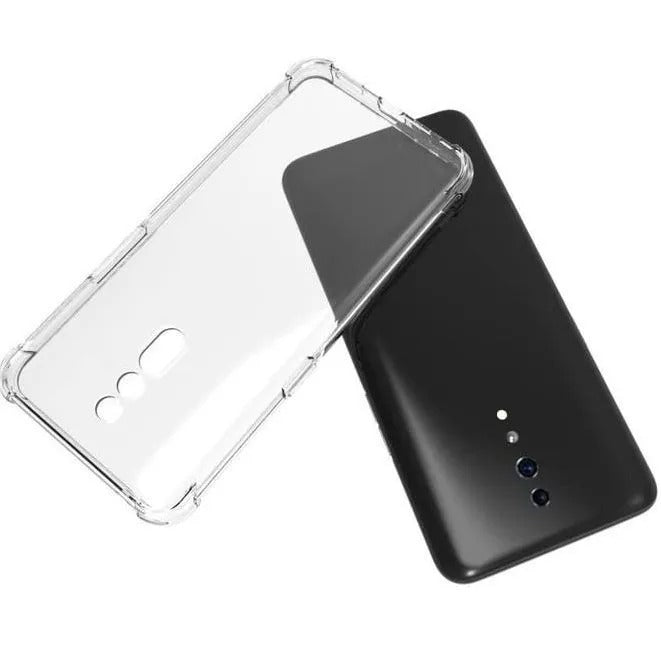 Bumper Back cover OPPO RENO Z Transparent with Camera protection soft jelly material Original Product Front View