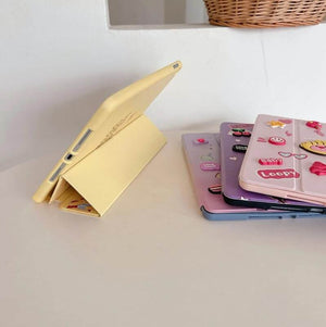 iPad Pro 10.5 3D Cartoon PU Leather Case Pen Holder