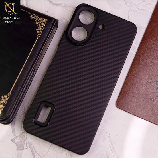 Carbon Fibre Texture Phone Cover – Samsung A02 / A04 / A13 / A14 / A22 / A23 / A24 / A33 / A34 / A50 / A51 / A52 / A53 / A54 Original Product Front View - OnlineExpo.pk