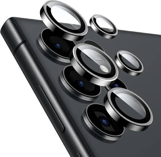 Samsung Galaxy S25 Ultra 3D Back Camera Protector Black View 2 - OnlineExpo.pk