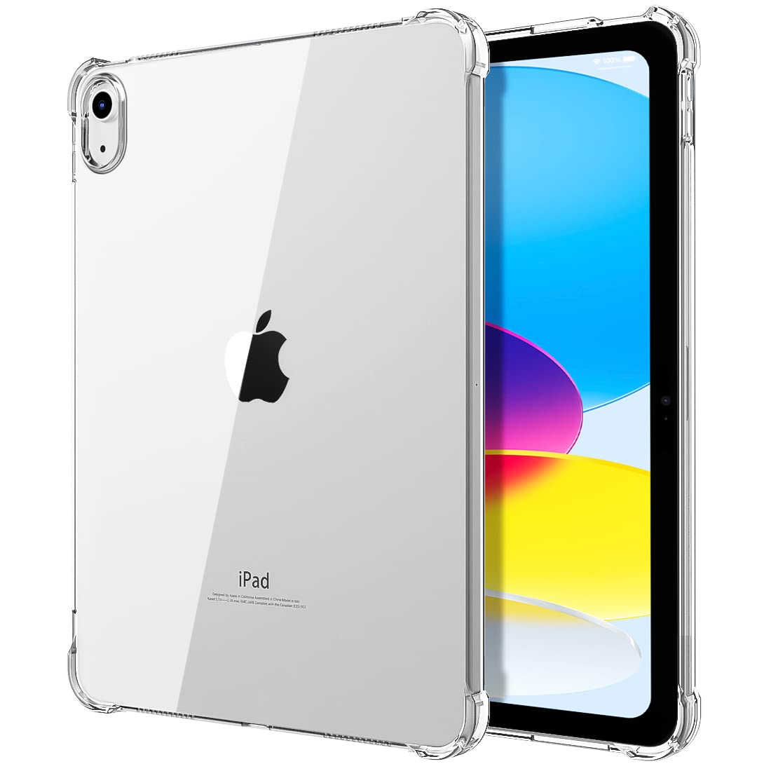 Bumper Cover for A16 10th Generation Case TPU Silicon Transparent Cover Anti Shock Cover Original Product Front View - OnlineExpo.pk