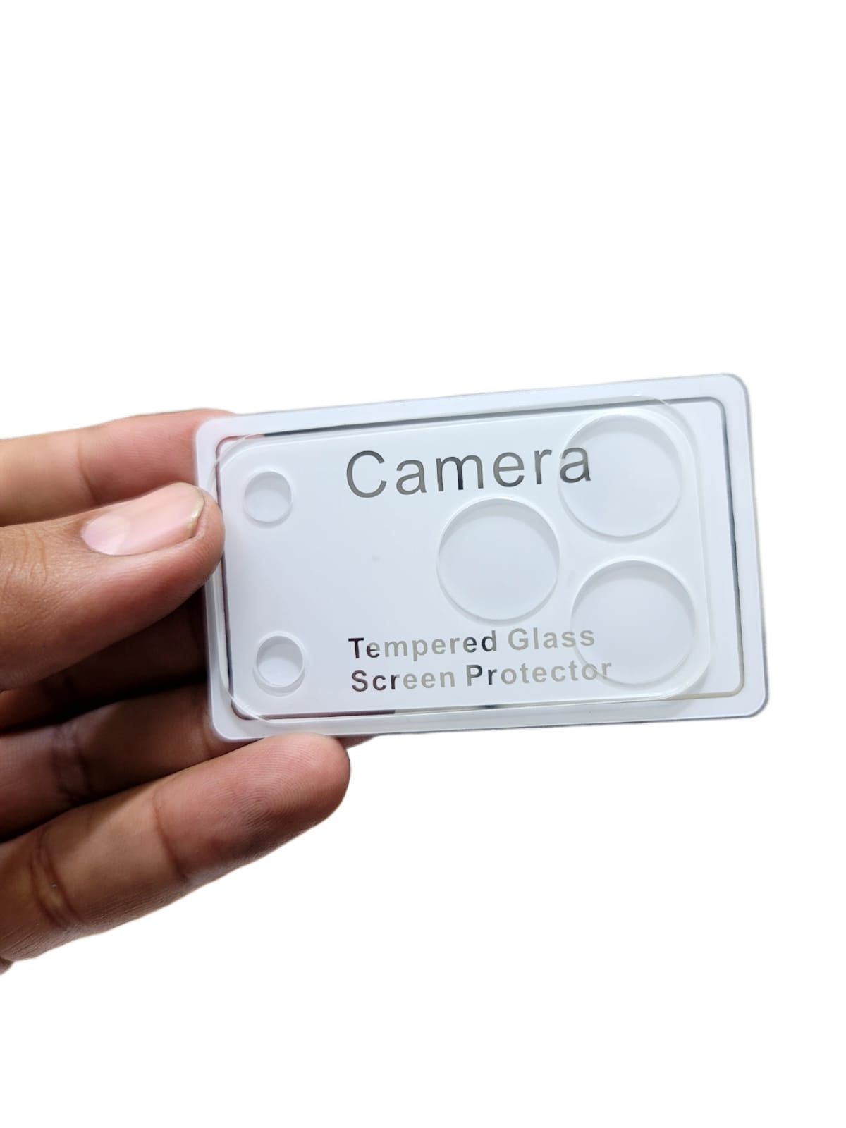 Tempered camera protector for Tecno Spark 50 Clear Camera Glass Lens Protector Tempered Full Cover Original Product Front