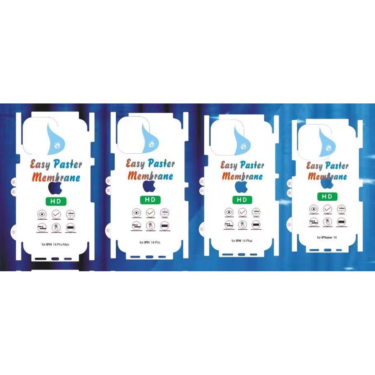 Unbreakable Membrane Hydrogel Film for 14 Pro Screen Protector HD Nano Gel Film Original Product Front View - OnlineExpo.pk