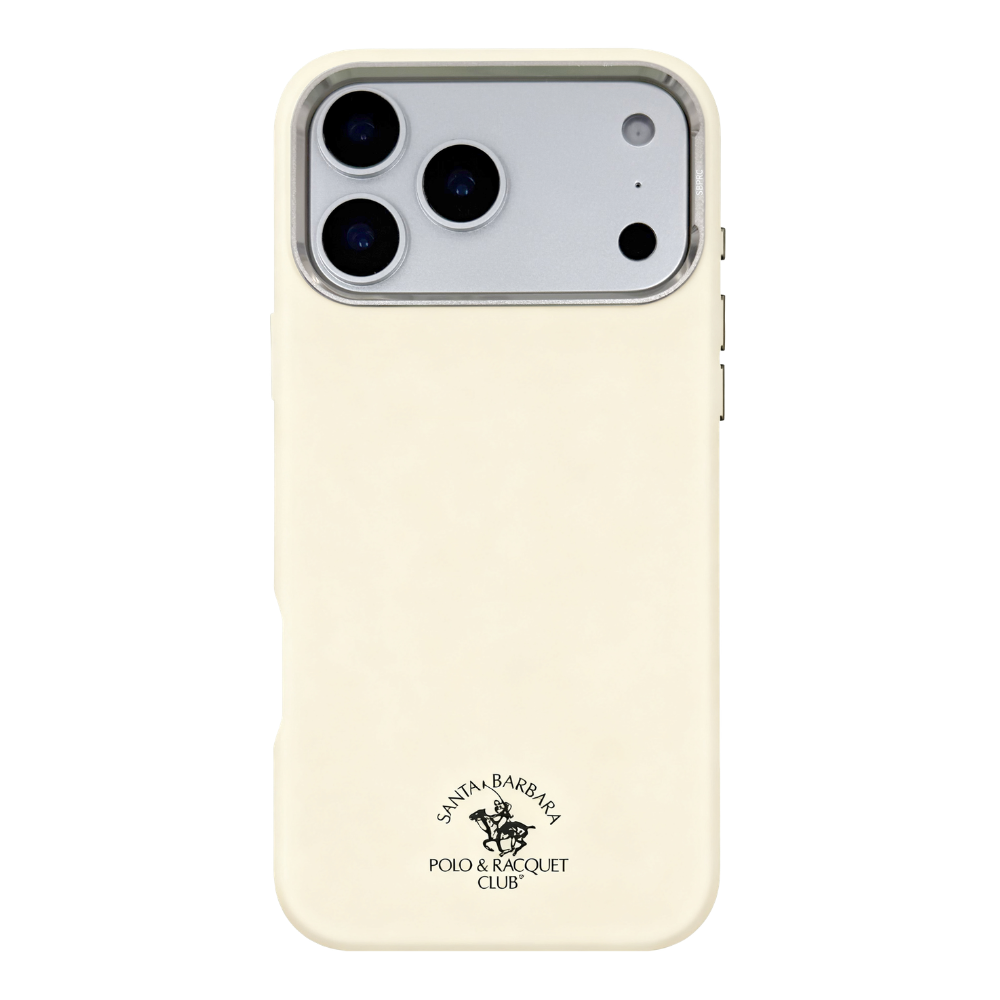 iPhone 17 Pro Max Santa Barbara Polo Racquet Club Simon Series MagSafe Case – Beige Original Product Front View