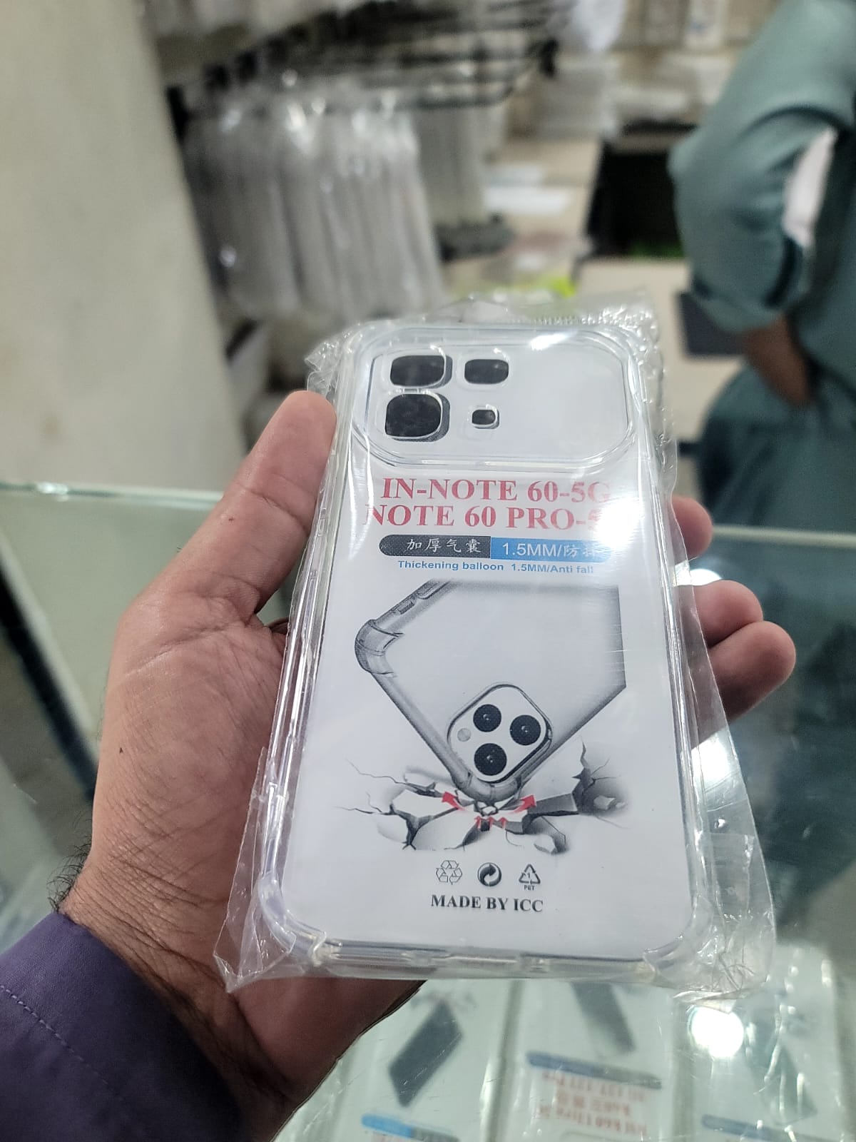 Bumper Back cover Infinix Note 60 Transparent with Camera protection soft jelly material View 2 - OnlineExpo.pk