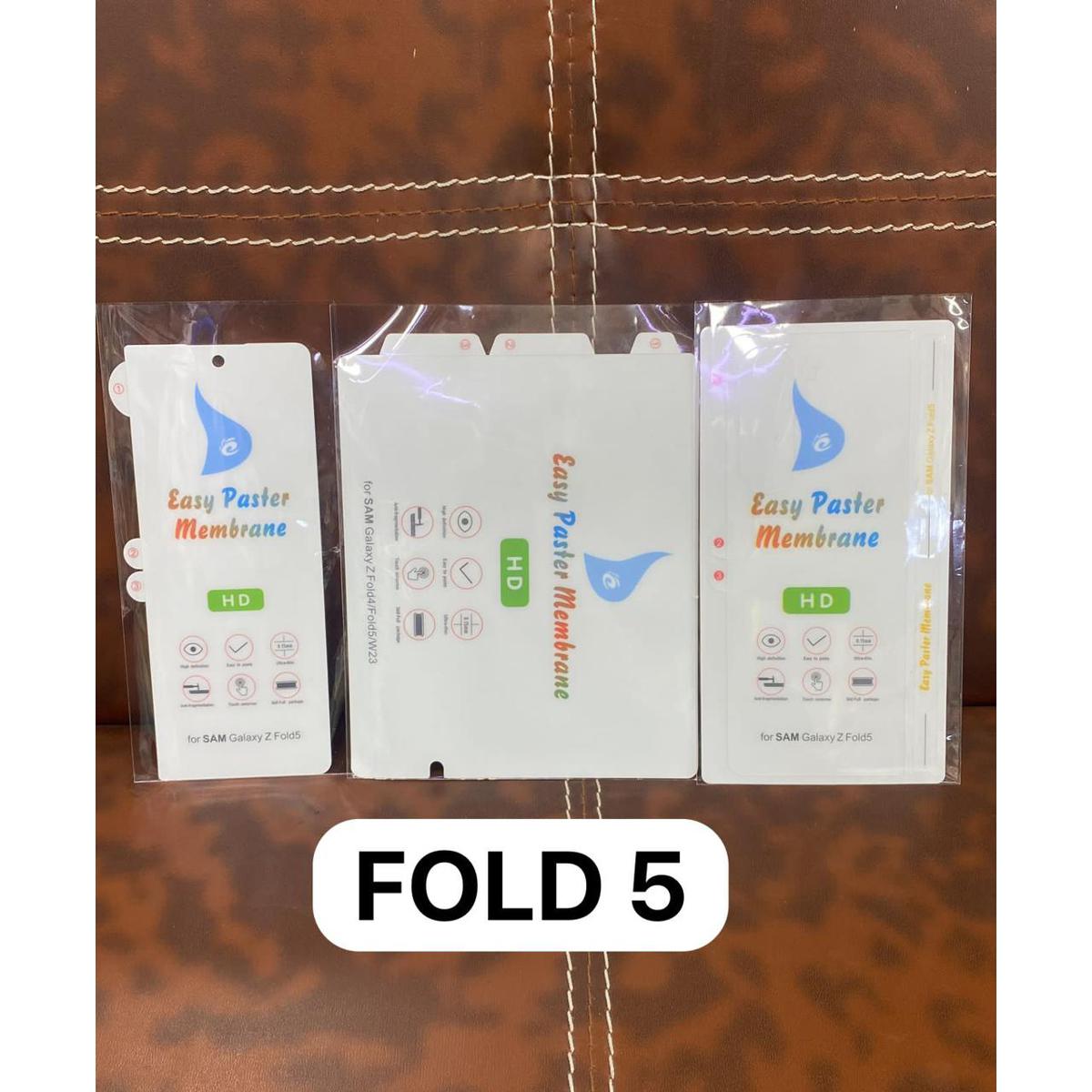 3pcs Hydrogel Film Protector for Z Fold 5 Front Back Soft Film Screen Protector Cover for Galaxy Z Fold5 Protection View 2 - OnlineExpo.pk