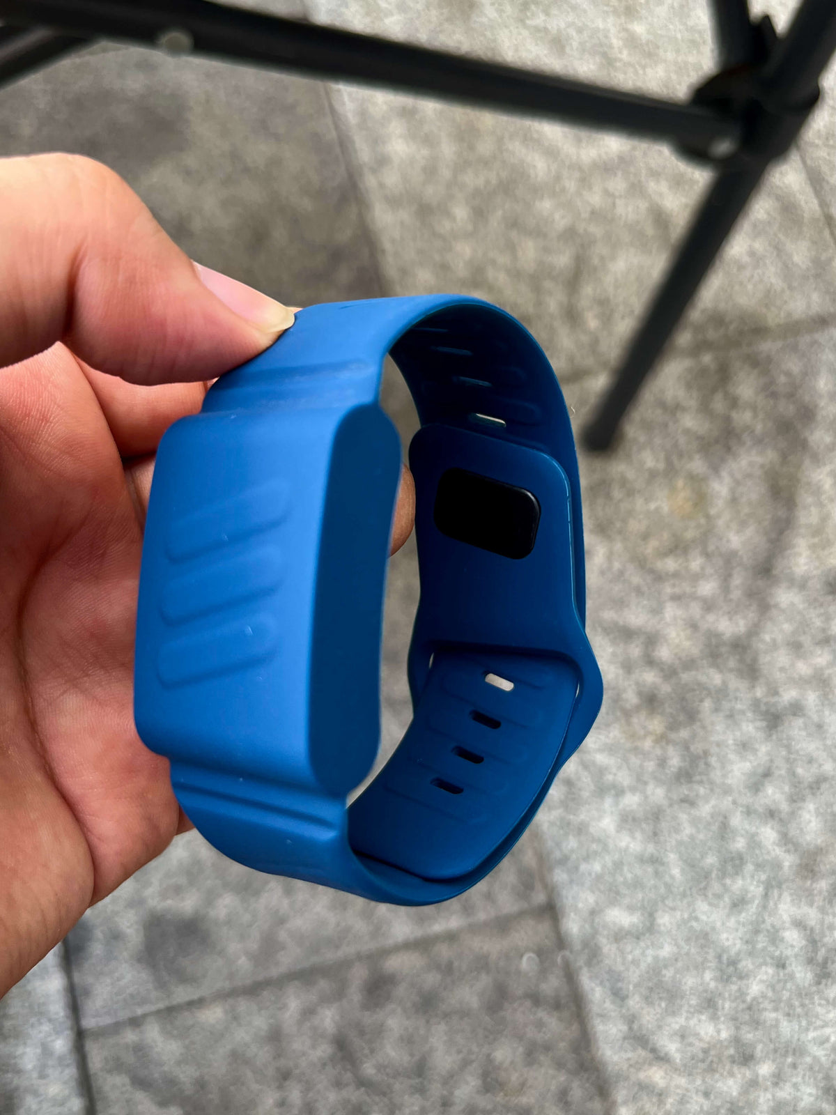 WHOOP 5.0 Silicone Wristband – Comfort Durable Soft Sports Loop Strap Blue