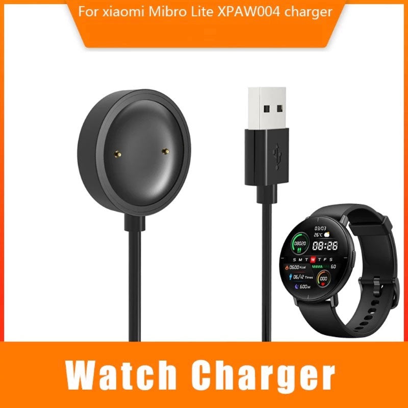 Magnetic USB Charging Cable for Xiaomi MiBro Lite Smart Watch Original Product Front View - OnlineExpo.pk