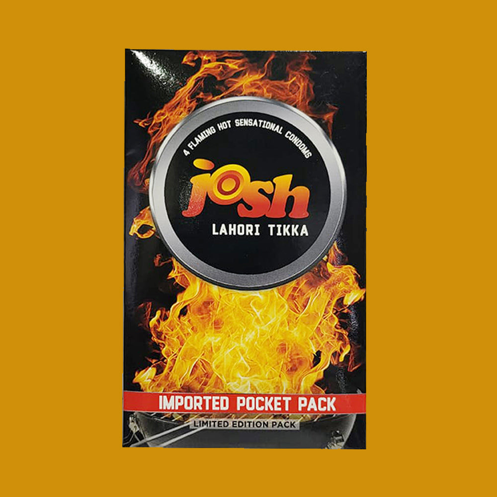Josh Lahori Tikka 3S Condom For Men Original Product Front View - OnlineExpo.pk