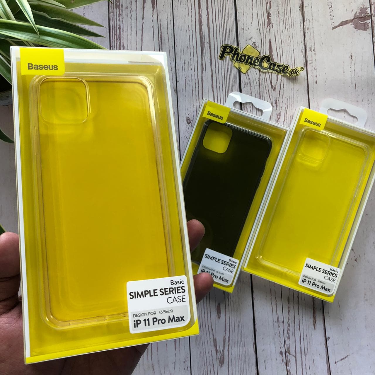 Clear Transparent Eouro soft silicone cover for 11 Pro Max Original Product Front View - OnlineExpo.pk