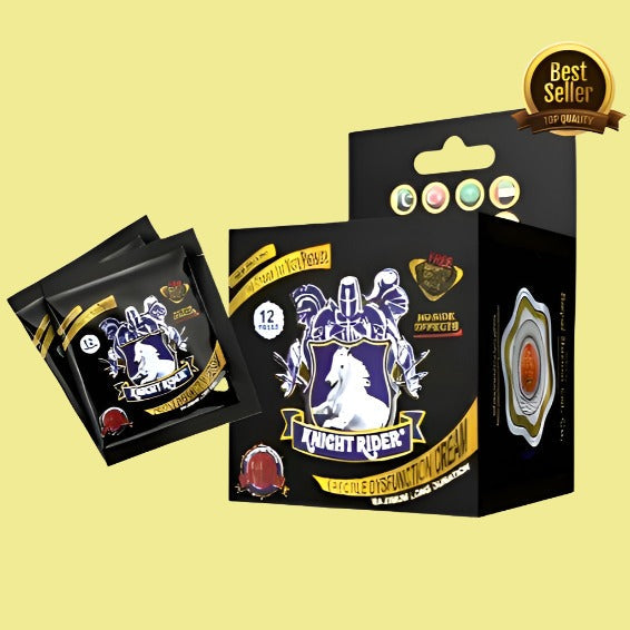 Knight Rider Delaying Condom (Pack Of 5) Original Product Front View - OnlineExpo.pk