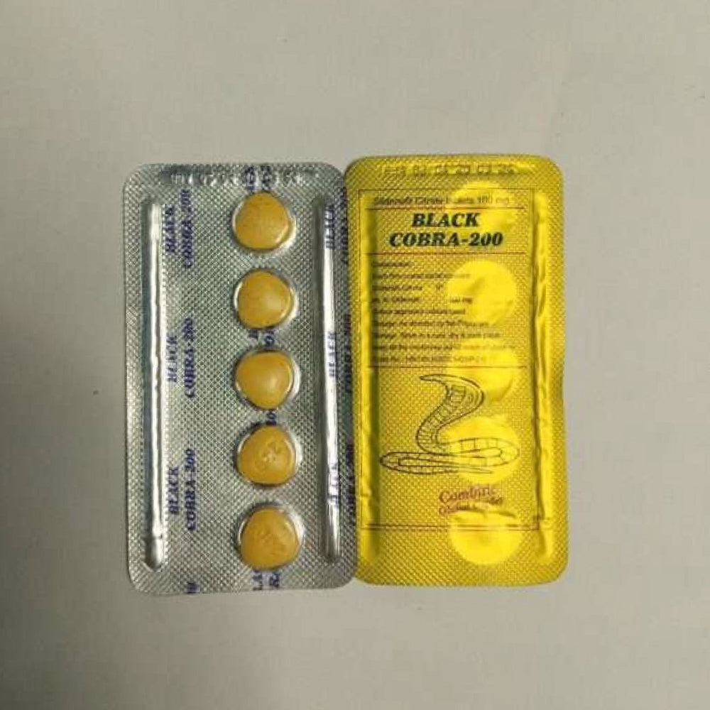 Black Cobra-200 (100mg) 5 Tablets View 2 - OnlineExpo.pk