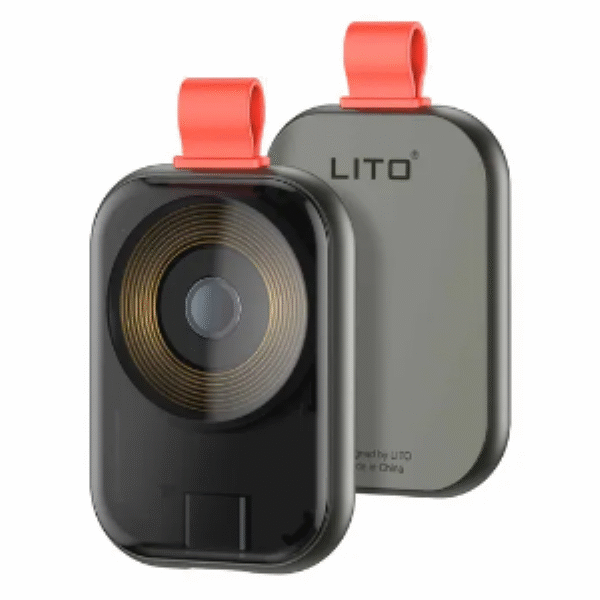 LITO LC03 Magnetic Wireless Watch Charger (Black) | Magnetic Wireless Apple Watch Charger – LITO Original Product Front View