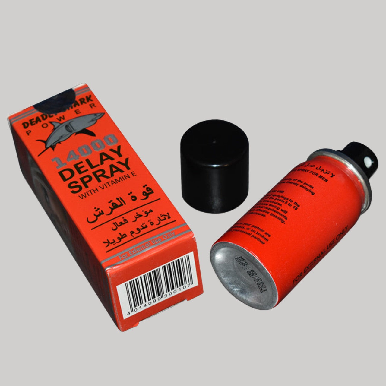 Deadly Shark 14000 Delay Spray For Men Original Product Front View - OnlineExpo.pk