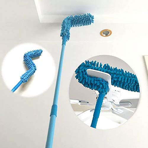 Flexible Microfiber Cleaning Duster Brush| Feather Magic Dust Cleaner with Extendable Rod Multipurpose for Ceiling Fan Home Office Car Cleaning Tools View 3 - OnlineExpo.pk