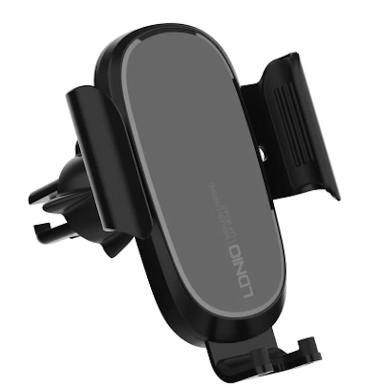 LDNIO MW21 15W Wireless Charging Car Phone Holder Original Product Front View - OnlineExpo.pk