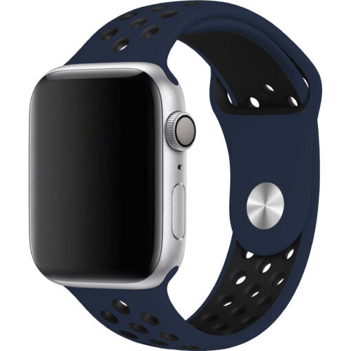 42mm 44mm 45mm 49mm Nike Sports Straps Apple Smart Watch - Blue/Black Original Product Front View - OnlineExpo.pk