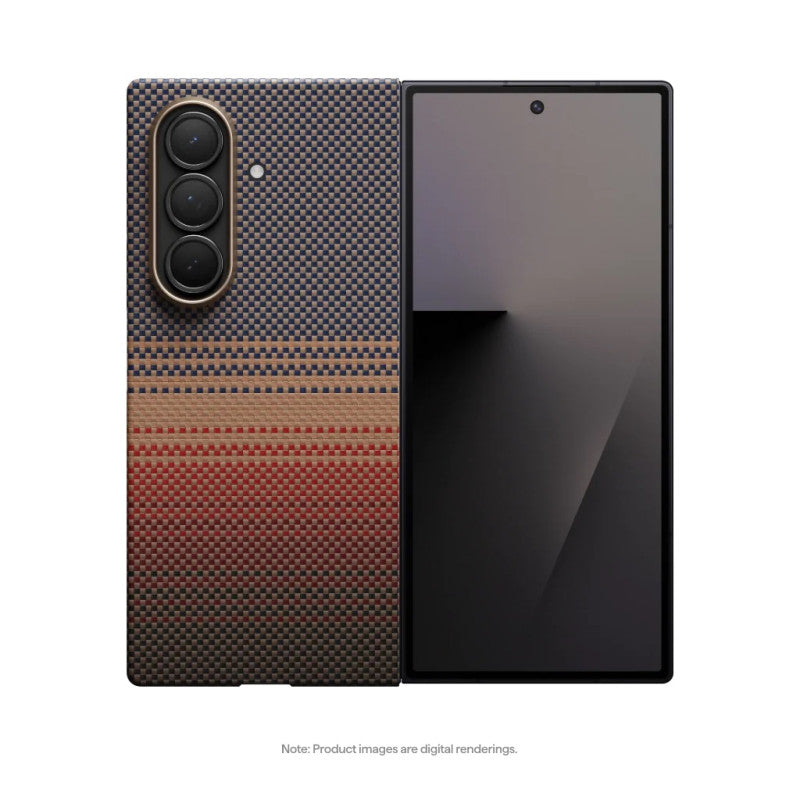 Samsung Galaxy Fold 7 Original Pitaka Ultra-Slim Protective Case Sunset Original Product Front View - OnlineExpo.pk