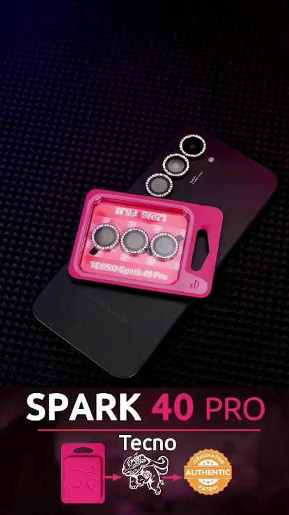 Camera Lens Protector for Tecno Spark 40 Pro Diamond Solid camera protector View 2 - OnlineExpo.pk