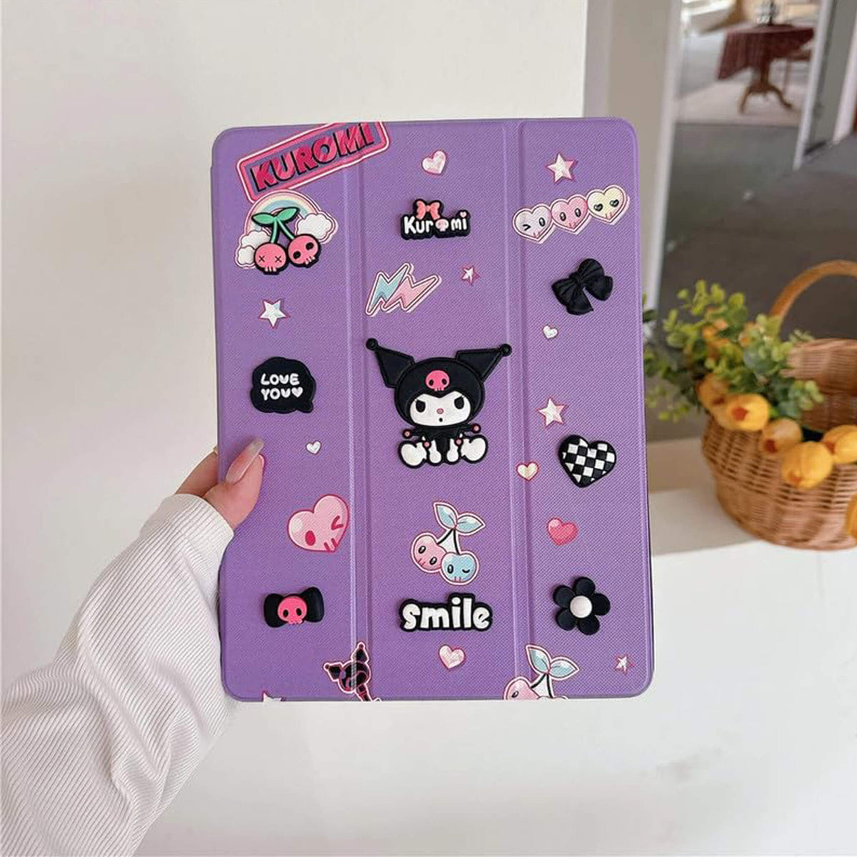 iPad Pro 10.5 3D Cartoon PU Leather Case Pen Holder