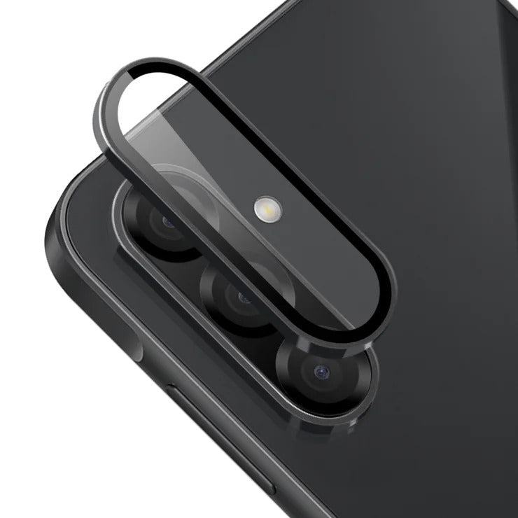 Camera Lens Protector for Samsung A36 Black Silver Blue Original Product Front View - OnlineExpo.pk
